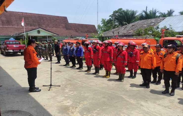 Satgas Karhutla Kapuas Kirim Personel Perkuat Posko Lapangan di 4 Kecamatan