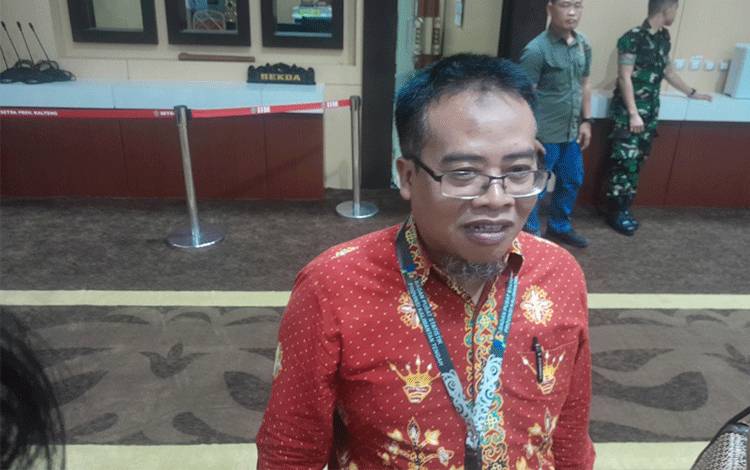 Statistisi Ahli Madya BPS Provinsi Kalteng Akhmad Tantowi (Foto:MARINI)