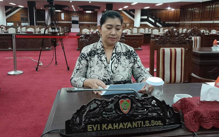 Anggota Dewan Perwakilan Rakyat Daerah (DPRD) Provinsi Kalimantan Tengah (Kalteng) Evi Kahayanti (Foto:MARINI)