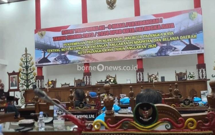 DPRD Palangka Raya Gelar Paripurna Bahas RAPBD 2024