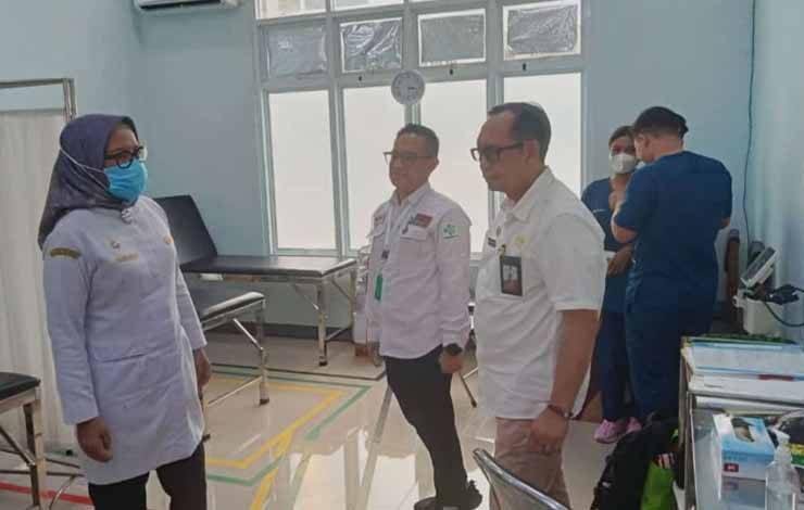 Pj Wali Kota Palangka Raya Tinjau Layanan Oksigen di UPTD Puskesmas Pahandut