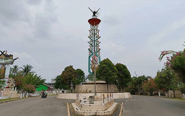 Kondisi cuaca di perbatasan Kabupaten Barito Timur dan Kabupaten Tabalong Kalimantan Selatan, Jumat,?13 Oktober 2023. (FOTO: BOLE MALO)