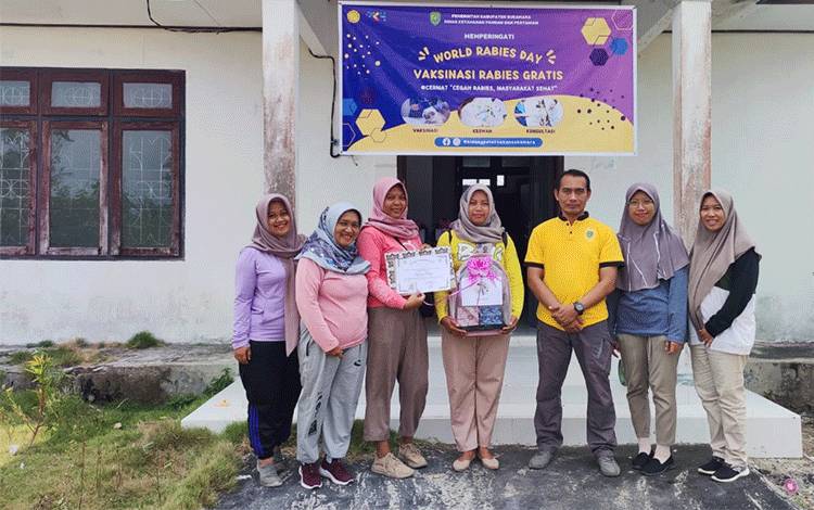 Cegah Rabies, Diskeptan Sukamara Gandeng Para Pencinta Satwa Tingkat Kesadaran Vaksin Rabies?