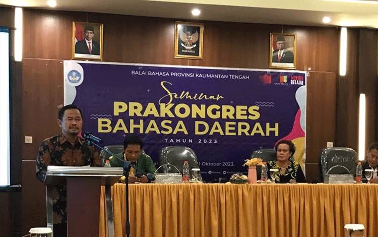 Kongres Bahasa Daerah Balai Bahasa Kalteng akan Fokus Isu Pelindungan dan Pelestarian Bahasa