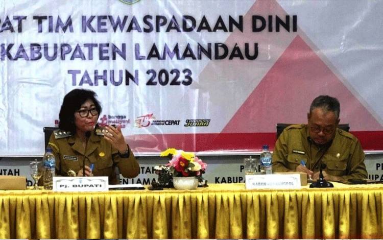 Tim Kewaspadaan Kabupaten Lamandau Diharapkan Mampu Mitigasi Ancaman