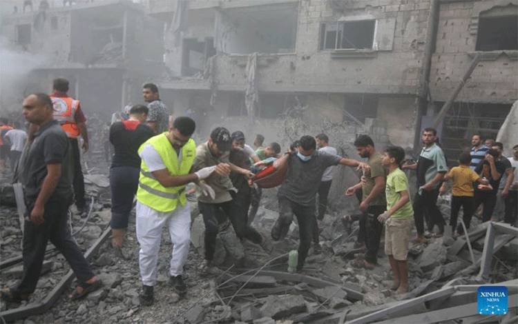 Ribuan Warga Palestina Berlindung di Rumah Sakit di Jalur Gaza
