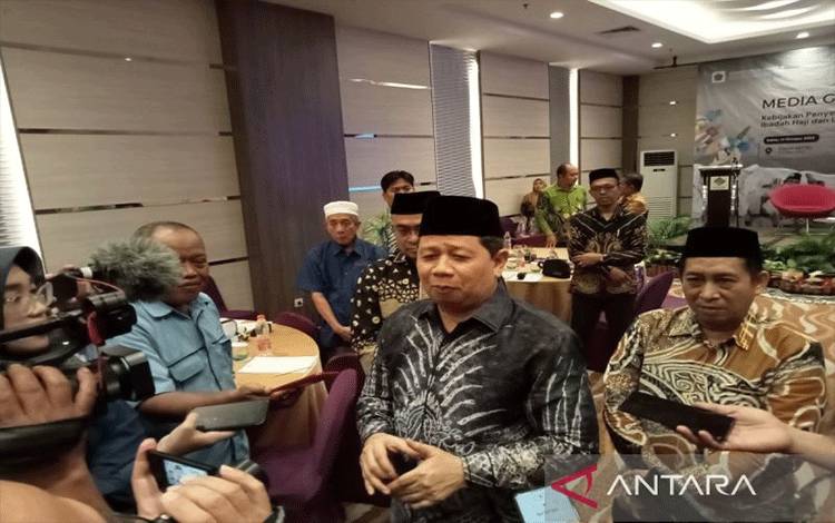 Kepala Kantor Wilayah Kementerian Agama Provinsi Kalimantan Selatan Muhammad Tambrin. (ANTARA/Sukarli)