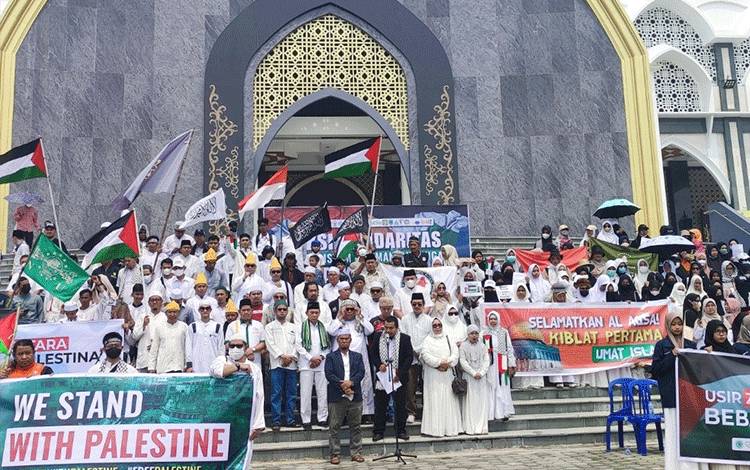 Kesatuan Umat Islam Kalteng Sampaikan 6 Sikap Terkait Konflik Palestina-Israel