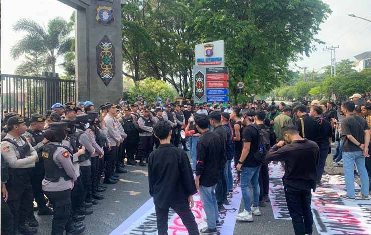 Gerakan Mahasiswa Peduli Seruyan Ultimatum Kapolda Kalteng
