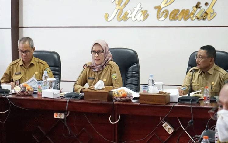 Pj Wali Kota Palangka Raya Soroti Rendahnya Serapan Anggaran