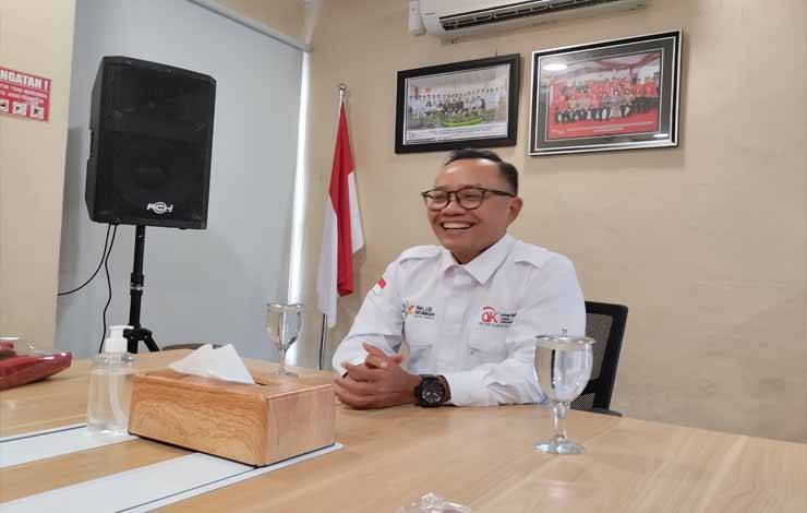 Kepala Otoritas Jasa Keuangan atau OJK Provinsi Kalteng, Otto Fitriandy.(FOTO: TESTI PRISCILLA)