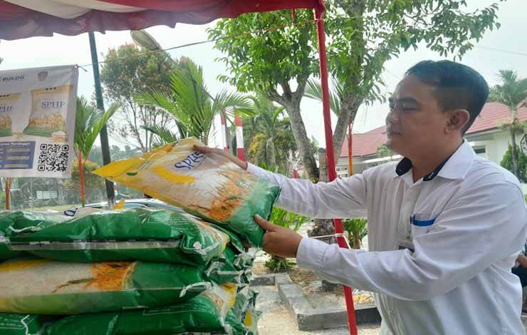 Sinergitas Bulog dan Pemprov Kalteng Adakan Harga Bahan Pokok Murah Terutama Beras