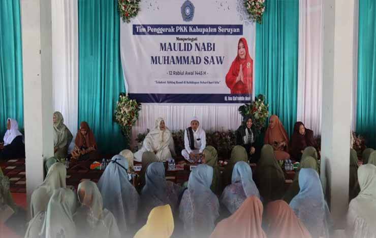 TP PKK Seruyan Gelar Peringatan Maulid Nabi Muhammad