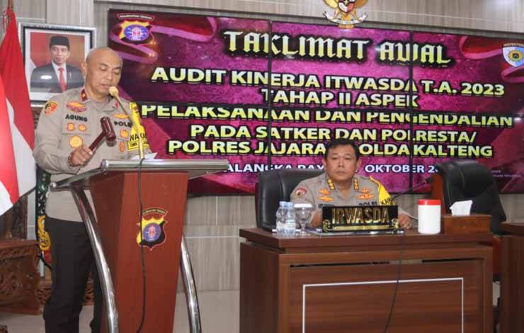 Polda Kalteng Gelar Taklimat Awal Audit Kinerja Tahap II 2023