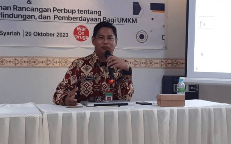 Tingkatkan Ekonomi UMKM, Disperindagkop UKM Kobar Susun Rancangan Peraturan Bupati