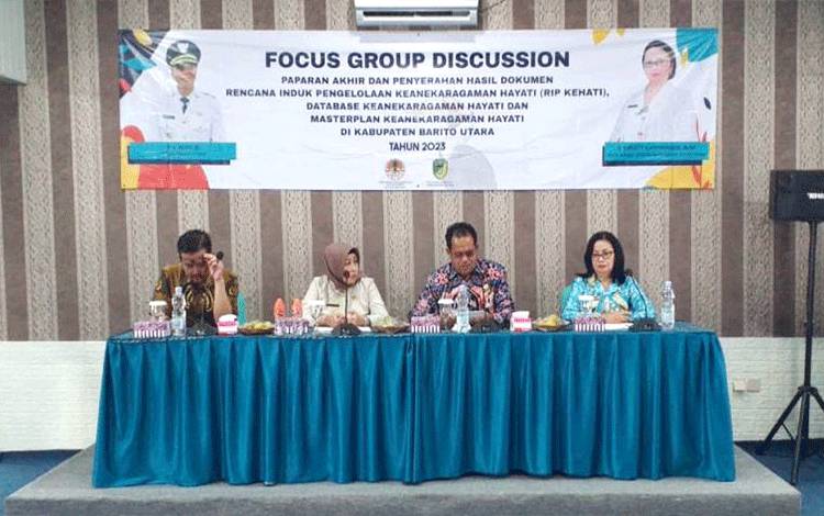 DLH Barito Utara Gelar FGD Pemaparan Hasil Penyusunan Dokumen Rencana Induk