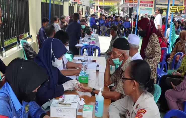 Polres Kapuas Gelar Baksos dan Bakti Kesehatan