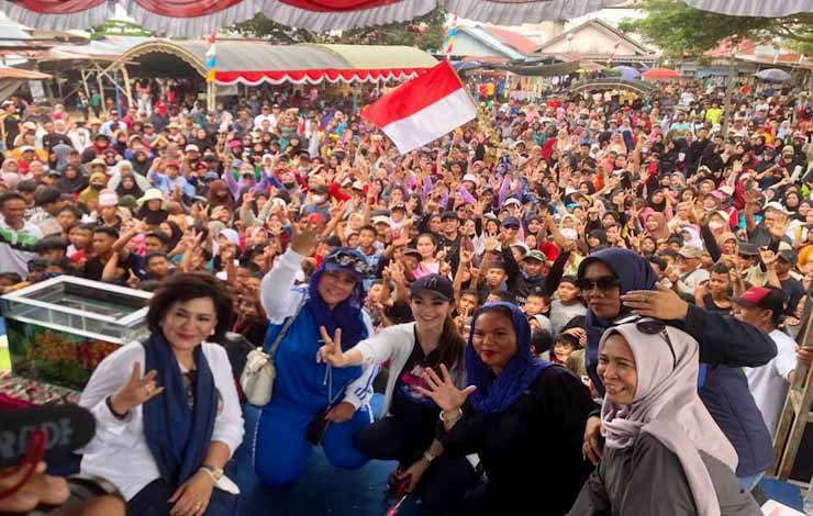 Sosialisasi Pemilu dan Jalan Sehat di Barito Selatan Edukasikan 5 Jenis Surat Suara dan Hiburan
