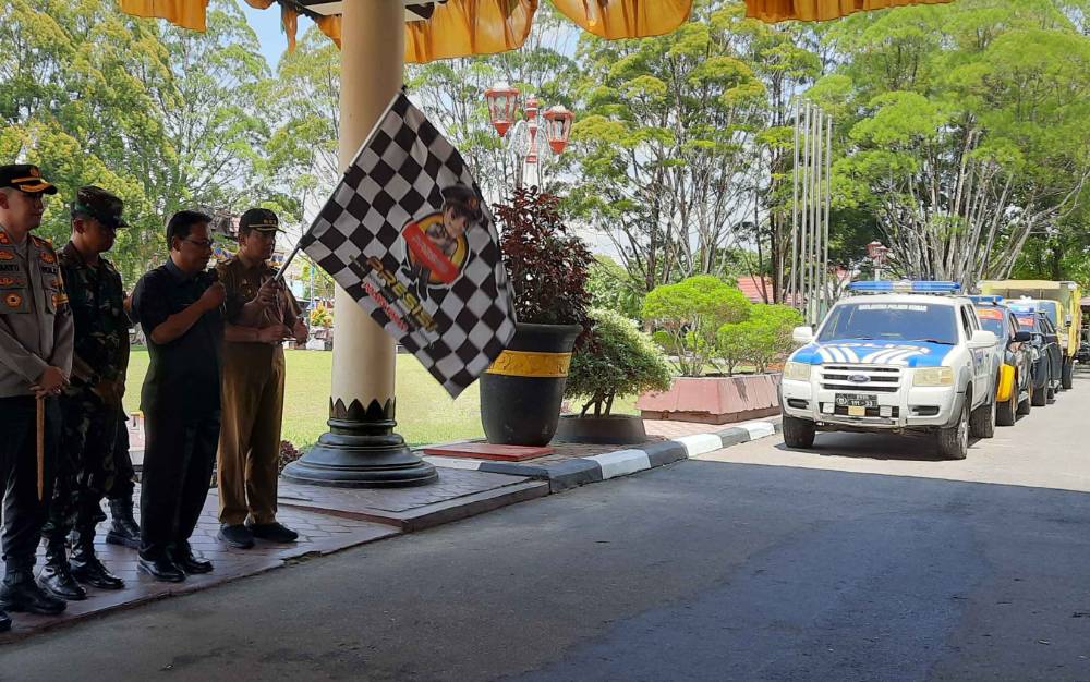 Polres Kobar Terjunkan Personel Amankan Pilkades Serentak