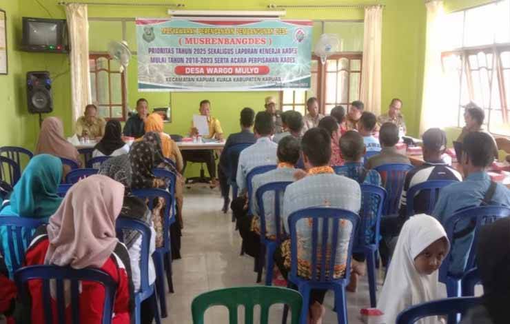 Musrenbang Desa Wargo Mulyo Prioritas 2025 Digelar Sekaligus Penyampaian Laporan Akhir Masa Jabatan Kades