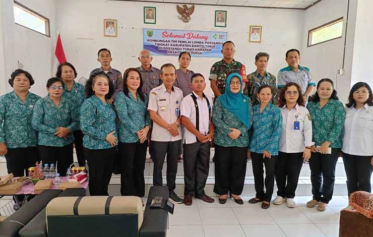 Desa Tewah Pupuh Juara I Lomba Posyandu Kabupaten Barito Timur