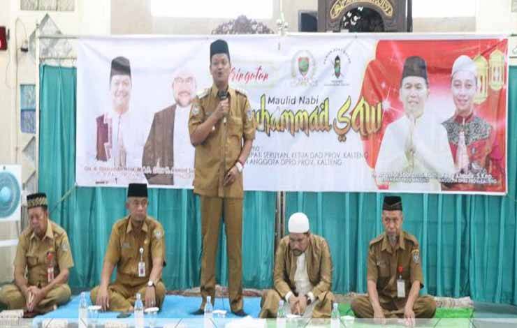Pj Bupati Seruyan Hadiri Kegiatan Siraman Rohani ASN