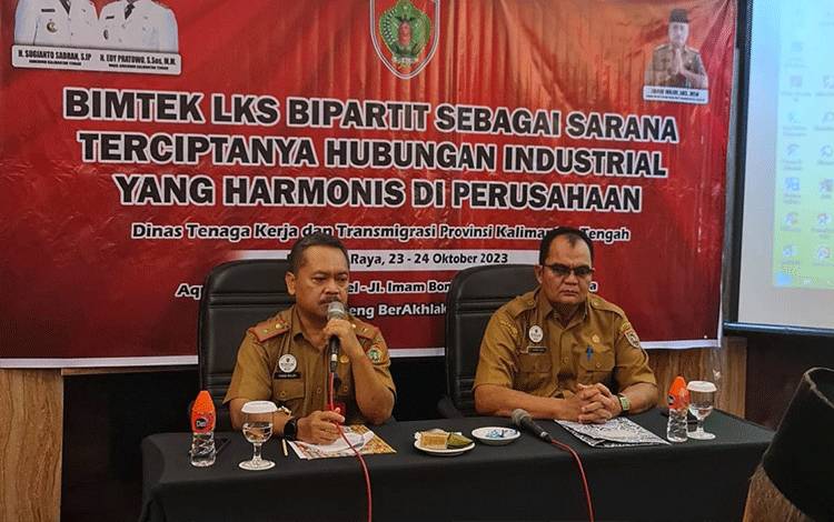 Perusahaan di Kalteng Wajib Bentuk LKS Bipartit
