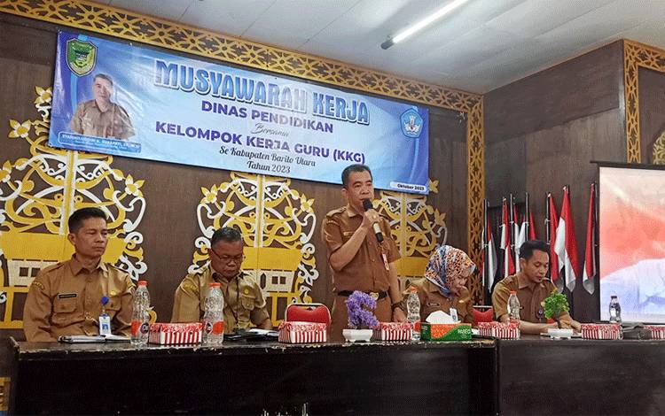 Disdik Barito Utara Gelar Musyawarah Kerja Aktifkan KKG