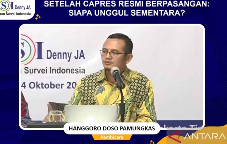 LSI Denny JA: Prabowo-Gibran Unggul dari Capres-Cawapres Lainnya