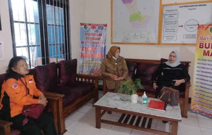 Kunjungi BPBD Palangka Raya, Norhaini Cek Kondisi Penanganan Karhutla