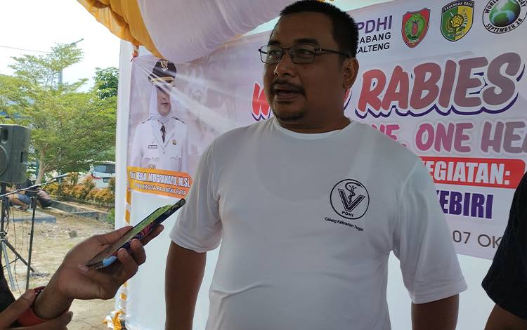 Vaksinasi Rabies di Palangka Raya Sudah Jangkau 6.419 Ekor HPR
