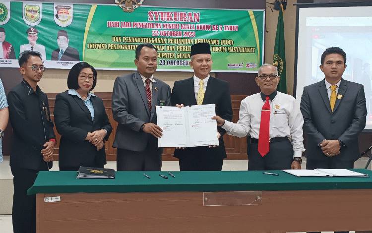 Dewan Sambut Baik MoU PN Kuala Kurun dengan Pemkab Gumas