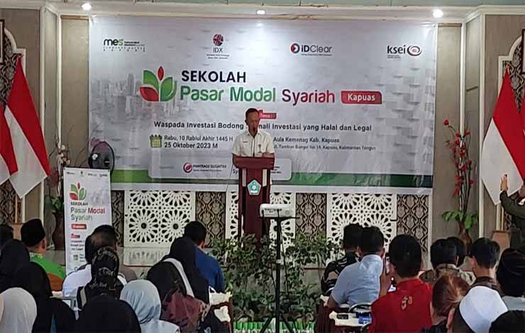 Sekolah Pasar Modal Syariah Diharapkan Dapat Tingkatkan Pemahaman Hindari Investasi Bodong