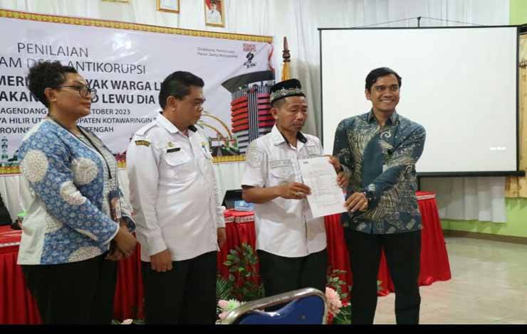 Desa Bagendang Hilir Raih Predikat Istimewa Desa Anti Korupsi