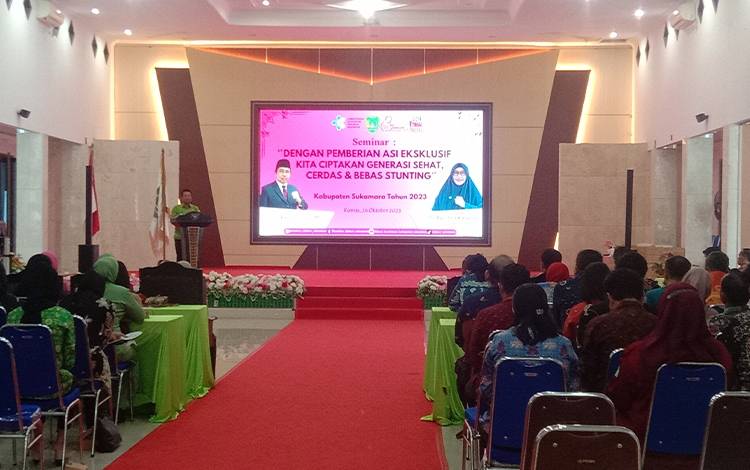 Pemkab Sukamara Dorong Pemberian ASI kepada Anak?