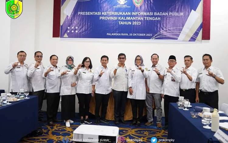 Empat Daerah di Kalteng Diminta Paparan Kembali Monitoring dan Evaluasi Keterbukaan Informasi Publik