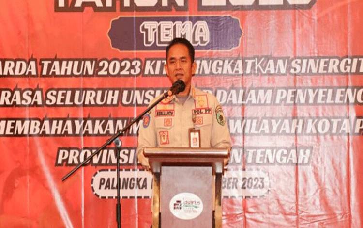 Pj Wali Kota Palangka Raya Harapkan Ada SOP Penyelamatan Sebagai Acuan