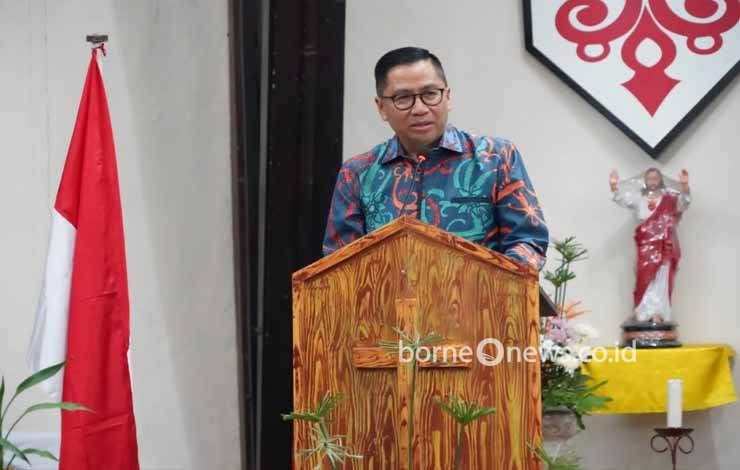 Leonard S Ampung Ingatkan Kontingen Pesparani Kalteng Selalu Jaga Kekompakan