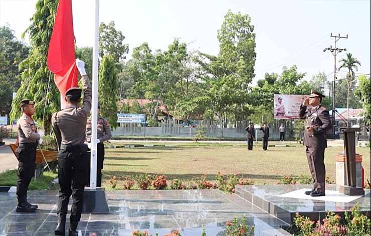 Kapolres Barito Timur Pimpin Upacara Peringatan Hari Sumpah Pemuda ke 95