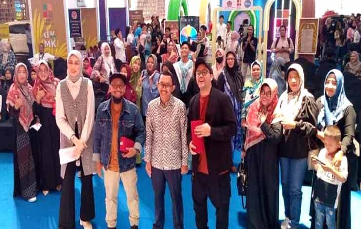 Gebyar UKMK Berbasis Sawit yang diselenggarakan oleh Badan Pengelola Dana Perkebunan Kelapa Sawit atau BPDPKS di Palembang Indah Mall, Palembang, Sumatera Selatan.(FOTO: Rilis BPDPKS)