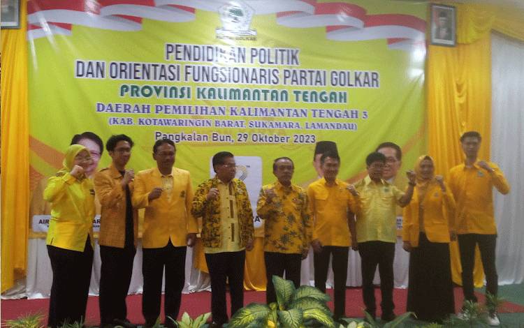 Persiapkan Bacaleg Hadapi Pemilu 2024, Golkar Kalteng Gelar Pendidikan Politik dan Orientasi Fungsionaris