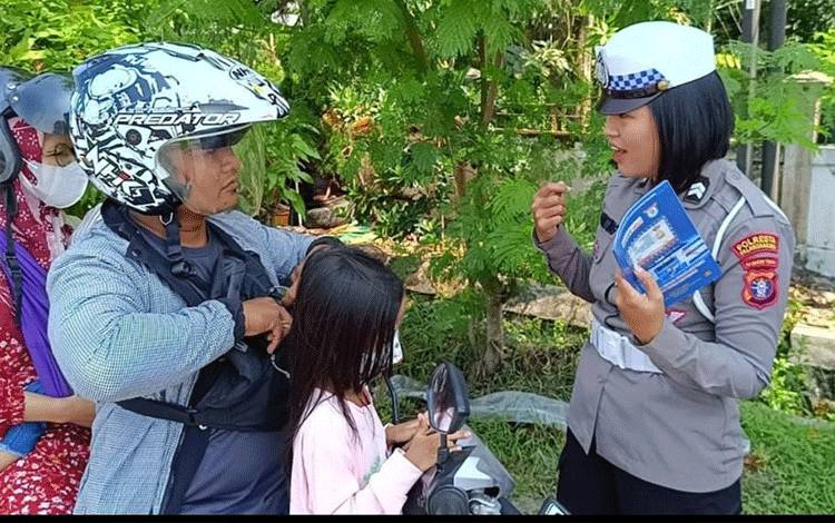 Satlantas Polresta Palangka Raya Gelar Dikmas Meningkatkan Kesadaran Aturan Lalu Lintas