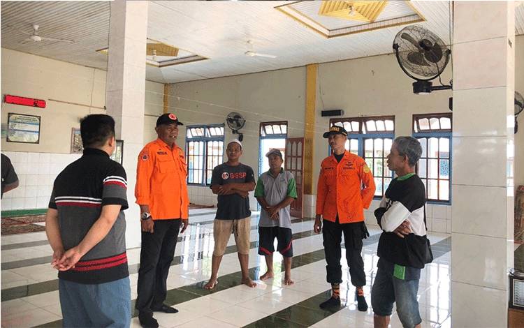 Sebuah Masjid di Sungai Paring Rusak Akibat Gempa, Ini Kata BPBD Kotim?