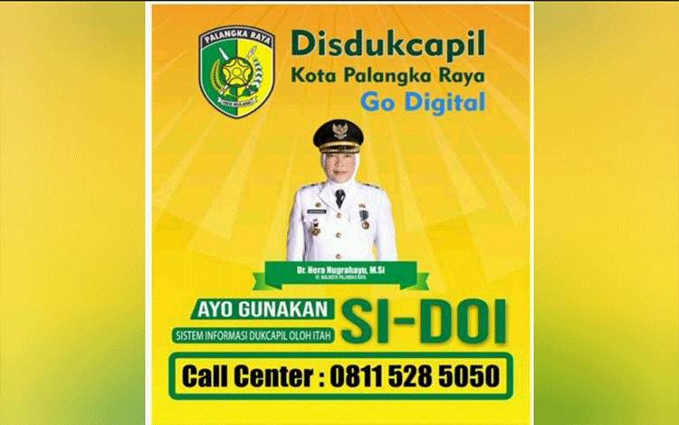 Pj Wali Kota Palangka Raya Ajak Masyarakat Manfaatkan Website Si Doi untuk Urus Adminduk Secara Online