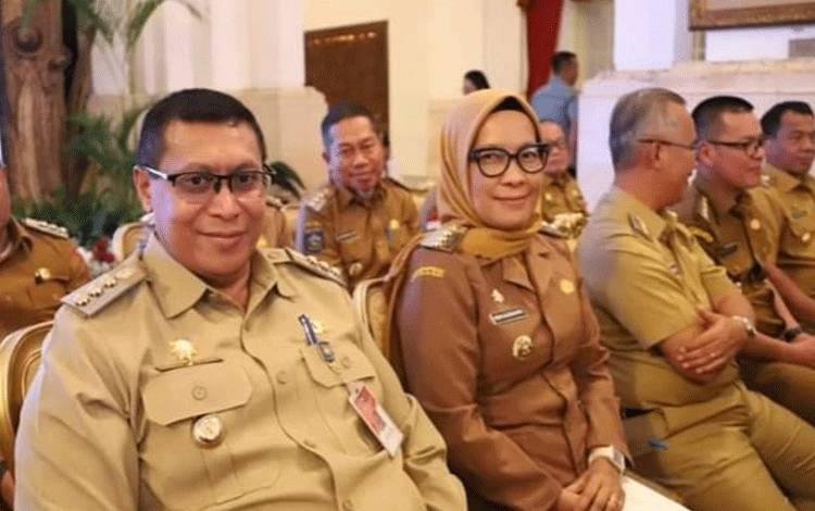 Pj Wali Kota Palangka Raya Simak Arahan Presiden