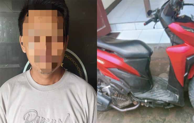 Aksi Pencurian Motor di Kapuas Sempat Terekam CCTV, Pelakunya Ditangkap di Seruyan