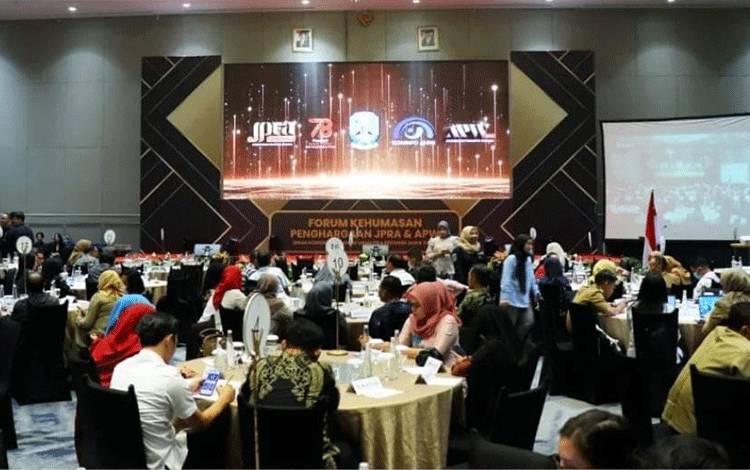 Diskominfo SP Murung Raya Ikuti Forum Kehumasan Sinergi Komunikasi Antihoaks Jelang Pemilu
