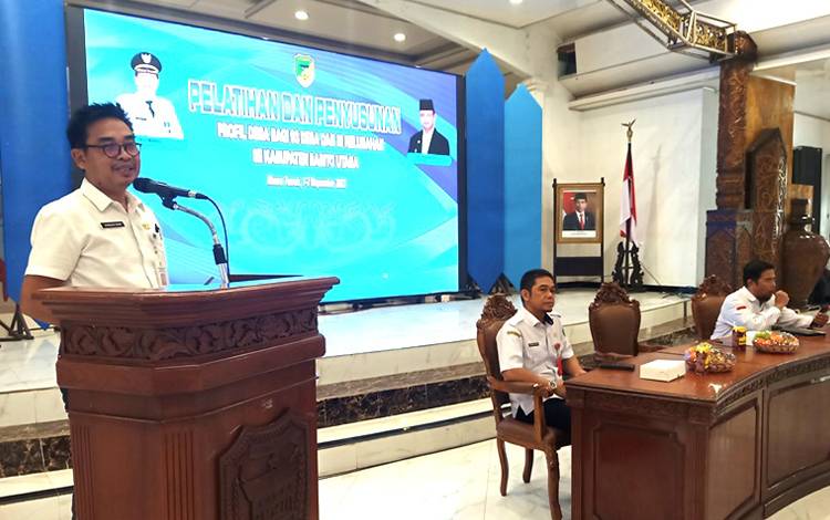 Dinas Sosial PMD Barito Utara Gelar Pelatihan Profil Desa se-Barito Utara