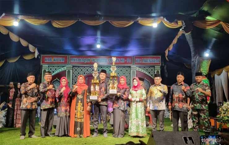 Mentawa Baru Ketapang Pertahankan Juara Umum MTQ Tingkat Kabupaten