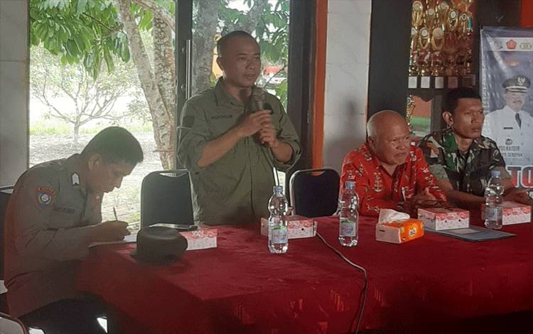 DLHK Seruyan Ajak Warga Sandul Tingkatkan Kesadaran Lingkungan
